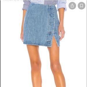 L’Academie Denim skirt
